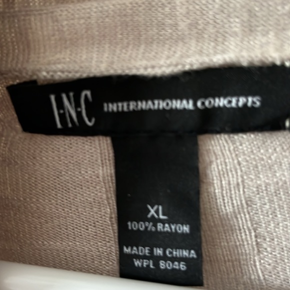 INC XL taupe cardigan - Picture 2 of 2